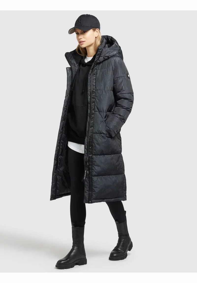 Khujo DAKOTA - Wintermantel - Dunkelblau Gemustert 4 Khujo DAKOTA - Wintermantel - Dunkelblau Gemustert – Bild 2