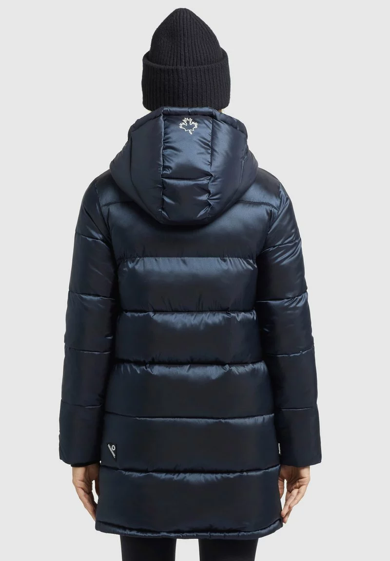Khujo WORD SATIN - Wintermantel - Dunkelblau 5 Khujo WORD SATIN - Wintermantel - Dunkelblau – Bild 3