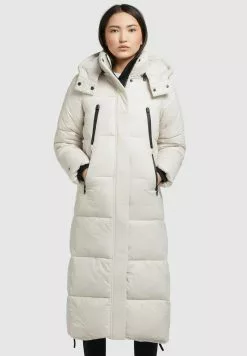 Khujo MELONA SHINY - Wintermantel - Perlweiß