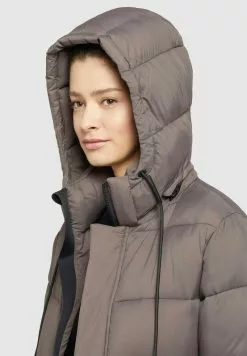 Khujo JULINA MATT - Wintermantel - Taupe -WinterSchick Verkäufe 6de35587f00244d08a592e6d458e44d7