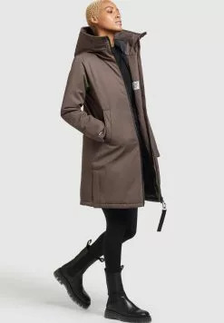 Khujo LISAD - Wintermantel - Taupe -WinterSchick Verkäufe 7f5ffa39a7e94e92bb2102ebabc05714