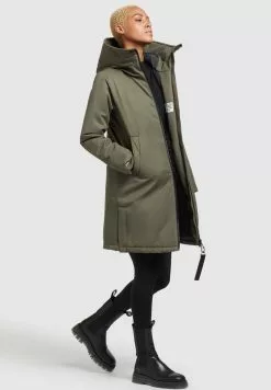 Khujo LISAD - Wintermantel - Khaki Grün -WinterSchick Verkäufe 8158bea8fd66419699d02cc98c274f02