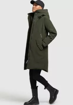 Khujo CHARLYN - Wintermantel - Dunkelgrün -WinterSchick Verkäufe 88248d6227834fb8a1b643cbab8d040c