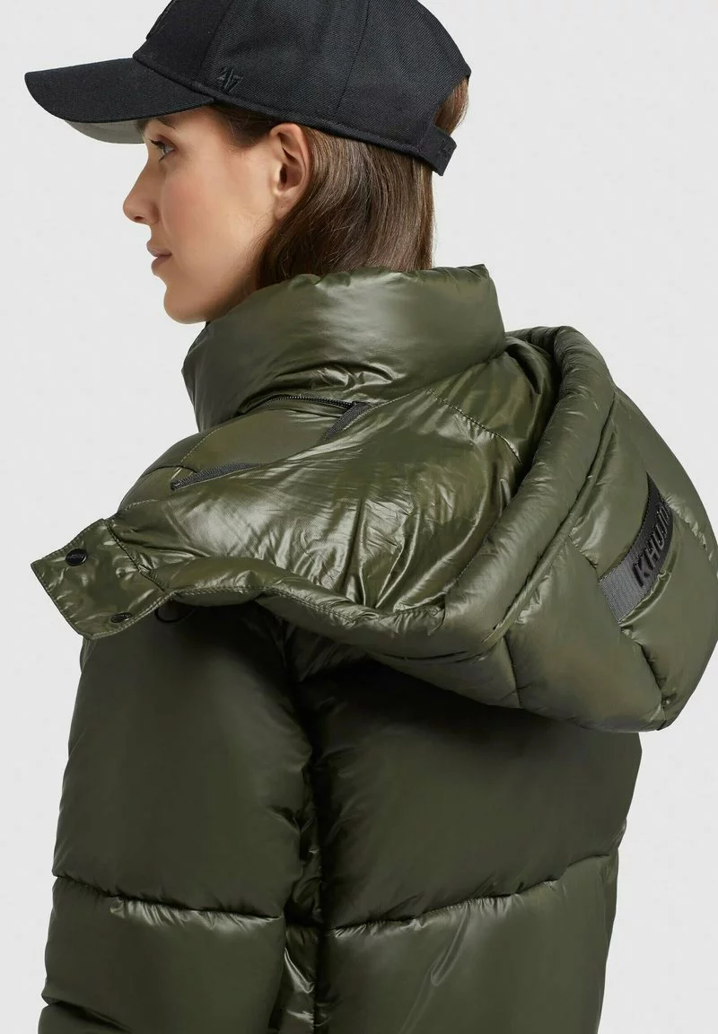 Khujo MELONA SHINY - Wintermantel - Dunkelgrün 7 Khujo MELONA SHINY - Wintermantel - Dunkelgrün – Bild 5