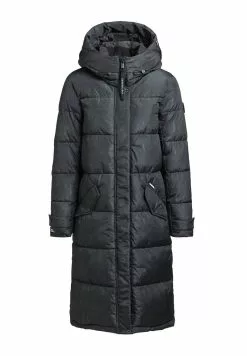 Khujo DAKOTA - Wintermantel - Dunkelblau Gemustert