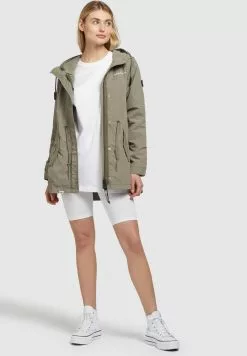 Khujo CAIMA - Parka - Graugrün -WinterSchick Verkäufe afc99f77b2c84cf59f3003fab0256c7f