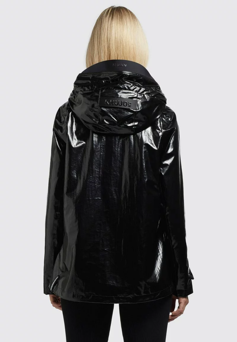Khujo SOMIA - Regenjacke / Wasserabweisende Jacke - Schwarz 5 Khujo SOMIA - Regenjacke / Wasserabweisende Jacke - Schwarz – Bild 3
