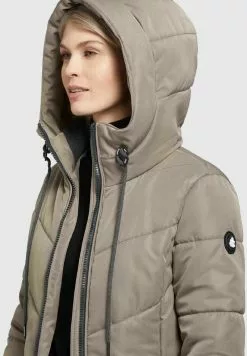 Khujo ARIBAY3 STRUCTURED - Wintermantel - Taupe -WinterSchick Verkäufe d05f3202ecc74be39bbf97ac7e325e73