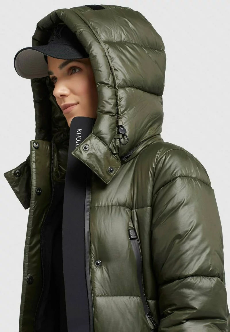 Khujo MELONA SHINY - Wintermantel - Dunkelgrün 6 Khujo MELONA SHINY - Wintermantel - Dunkelgrün – Bild 4