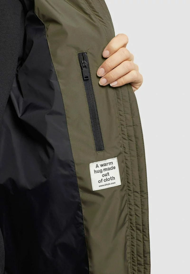 Khujo SOULANI2 - Wintermantel - Khaki Grün 7 Khujo SOULANI2 - Wintermantel - Khaki Grün – Bild 5