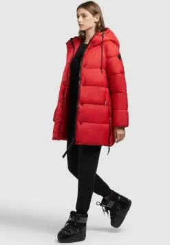 Khujo FRANEE - Wintermantel - Rot -WinterSchick Verkäufe fecc18dc6d2943cbbba36df4da63c16b