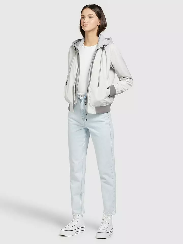 Khujo Blouson "Persee" In Weiß/ Grau 7 Khujo Blouson "Persee" In Weiß/ Grau – Bild 5