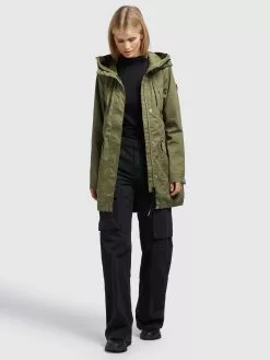 Khujo Mantel AIRA3 In Olivgrün -WinterSchick Verkäufe khujo mantel aira3 in olivgrun 1