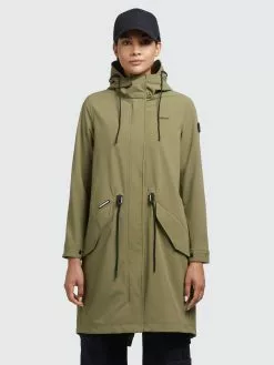 Khujo Mantel JONNA In Olivgrün -WinterSchick Verkäufe khujo mantel jonna in olivgrun 3
