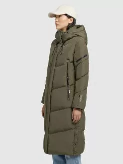 Khujo Mantel SONJE4 In Khaki Grün -WinterSchick Verkäufe khujo mantel sonje4 in khaki grun 3