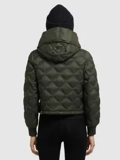 Khujo Steppjacke "Adore" In Oliv -WinterSchick Verkäufe khujo steppjacke adore in oliv 3