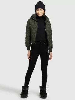 Khujo Steppjacke "Adore" In Oliv -WinterSchick Verkäufe khujo steppjacke adore in oliv 4