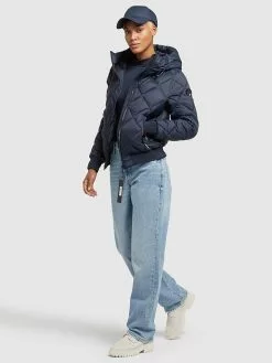 Khujo Steppjacke "Sarabi" In Dunkelblau -WinterSchick Verkäufe khujo steppjacke sarabi in dunkelblau 4