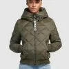 Khujo Steppjacke "Sarabi" In Khaki -WinterSchick Verkäufe khujo steppjacke sarabi in khaki