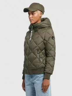 Khujo Steppjacke "Sarabi" In Khaki -WinterSchick Verkäufe khujo steppjacke sarabi in khaki 2