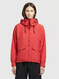 Khujo Übergangsjacke "Blair" In Rot -WinterSchick Verkäufe khujo ubergangsjacke blair in rot 2