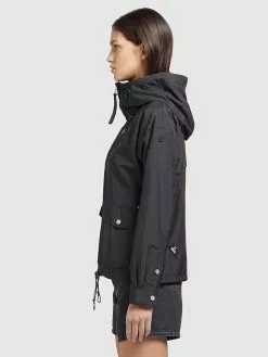 Khujo Übergangsjacke "Blair" In Schwarz -WinterSchick Verkäufe khujo ubergangsjacke blair in schwarz 3
