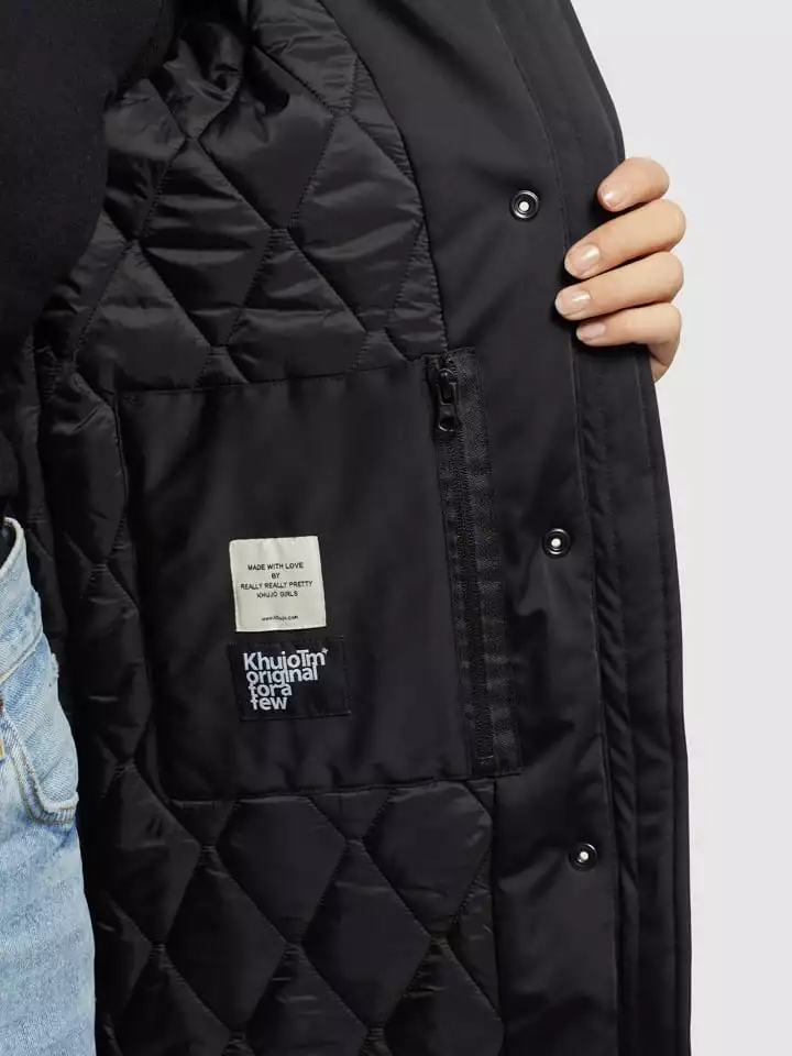 Khujo Übergangsjacke "Blossom" In Schwarz 10 Khujo Übergangsjacke "Blossom" In Schwarz – Bild 8