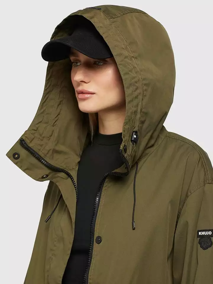 Khujo Übergangsjacke "Frips" In Oliv 8 Khujo Übergangsjacke "Frips" In Oliv – Bild 6