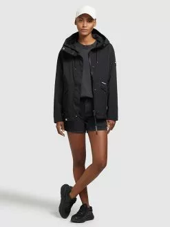 Khujo Übergangsjacke "Frips" In Schwarz -WinterSchick Verkäufe khujo ubergangsjacke frips in schwarz 4