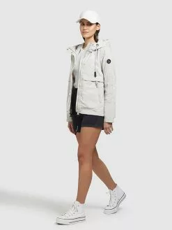 Khujo Übergangsjacke "Zahira3" In Weiß -WinterSchick Verkäufe khujo ubergangsjacke zahira3 in weiss 4