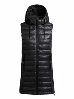 Khujo Weste BECCA SHINY In Schwarz