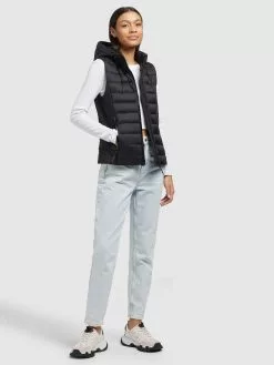 Khujo Weste FABIA MATT In Schwarz -WinterSchick Verkäufe khujo weste fabia matt in schwarz 5