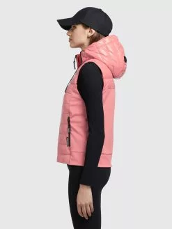 Khujo Weste FABIA SHINY In Pink -WinterSchick Verkäufe khujo weste fabia shiny in pink 2