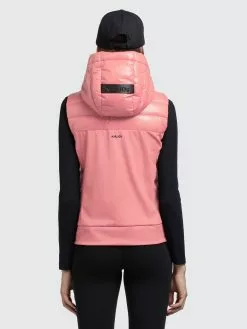 Khujo Weste FABIA SHINY In Pink -WinterSchick Verkäufe khujo weste fabia shiny in pink 4