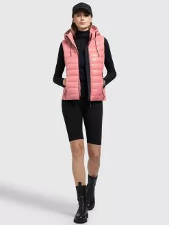 Khujo Weste FABIA SHINY In Pink -WinterSchick Verkäufe khujo weste fabia shiny in pink 5