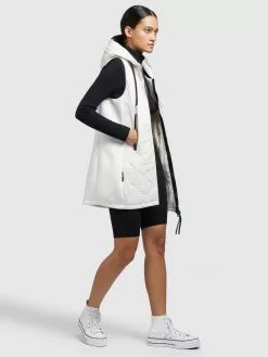 Khujo Weste MALIN In Weiß -WinterSchick Verkäufe khujo weste malin in weiss 1