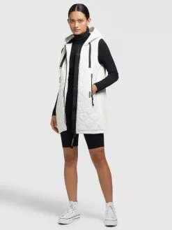 Khujo Weste MALIN In Weiß -WinterSchick Verkäufe khujo weste malin in weiss 5