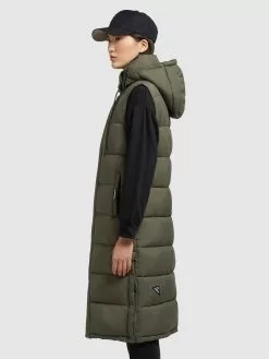 Khujo Weste TOURIN MATT In Khaki Grün -WinterSchick Verkäufe khujo weste tourin matt in khaki grun 2