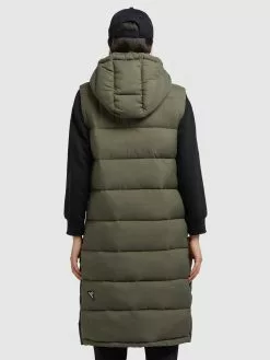 Khujo Weste TOURIN MATT In Khaki Grün -WinterSchick Verkäufe khujo weste tourin matt in khaki grun 4