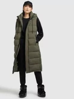 Khujo Weste TOURIN MATT In Khaki Grün -WinterSchick Verkäufe khujo weste tourin matt in khaki grun 5