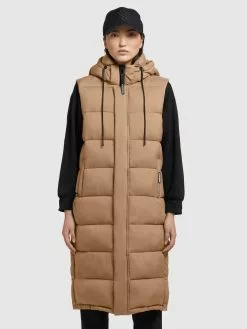 Khujo Weste TOURIN MATT In Ocker -WinterSchick Verkäufe khujo weste tourin matt in ocker 3