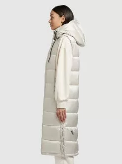 Khujo Weste TOURIN SATIN In Perlweiß -WinterSchick Verkäufe khujo weste tourin satin in perlweiss 2