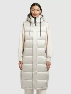 Khujo Weste TOURIN SATIN In Perlweiß -WinterSchick Verkäufe khujo weste tourin satin in perlweiss 3