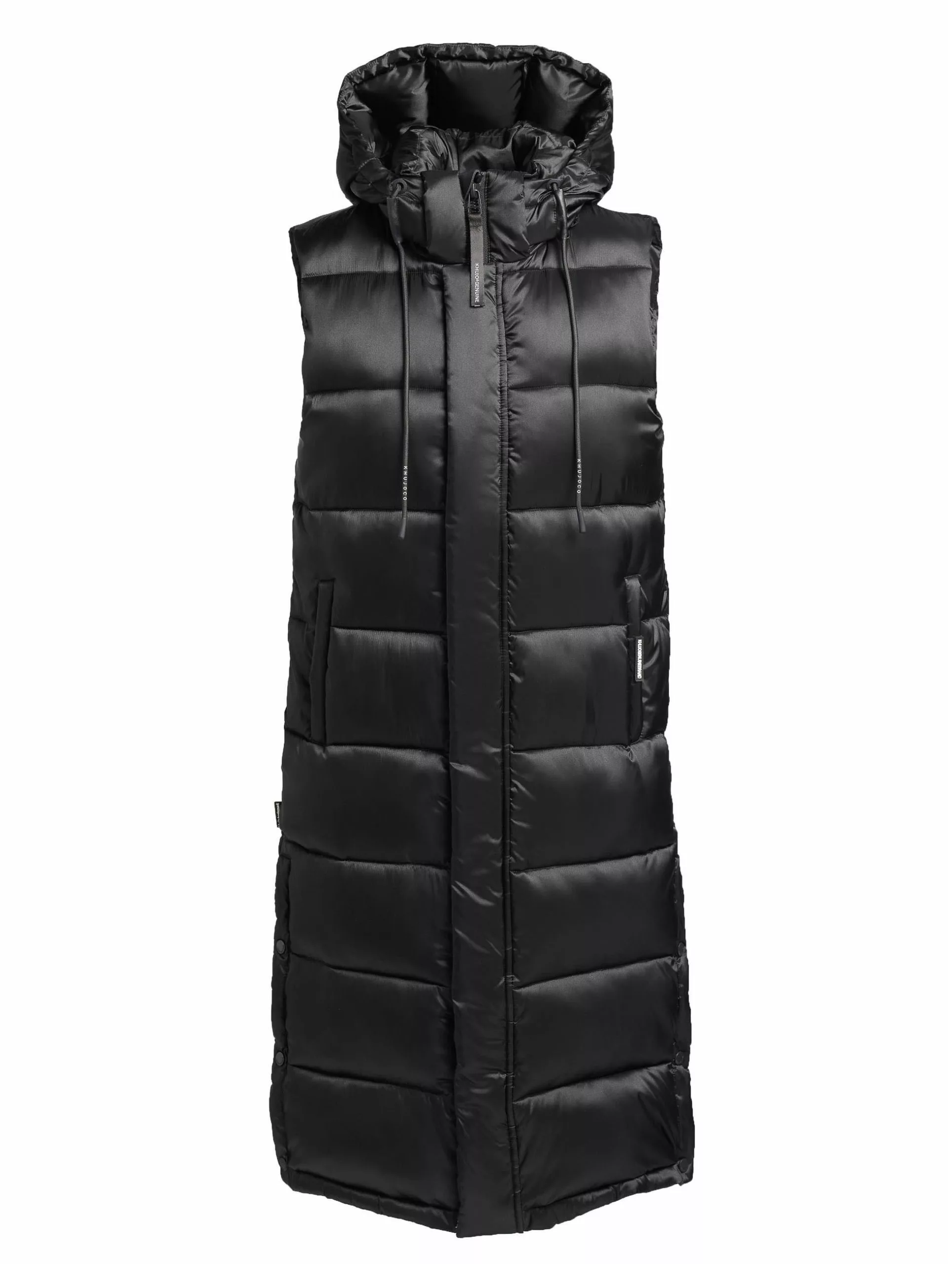 Khujo Weste TOURIN SATIN In Schwarz 3 Khujo Weste TOURIN SATIN In Schwarz