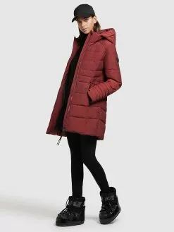 Khujo Winterjacke "Amaray 3" In Bordeaux -WinterSchick Verkäufe khujo winterjacke amaray 3 in bordeaux 3